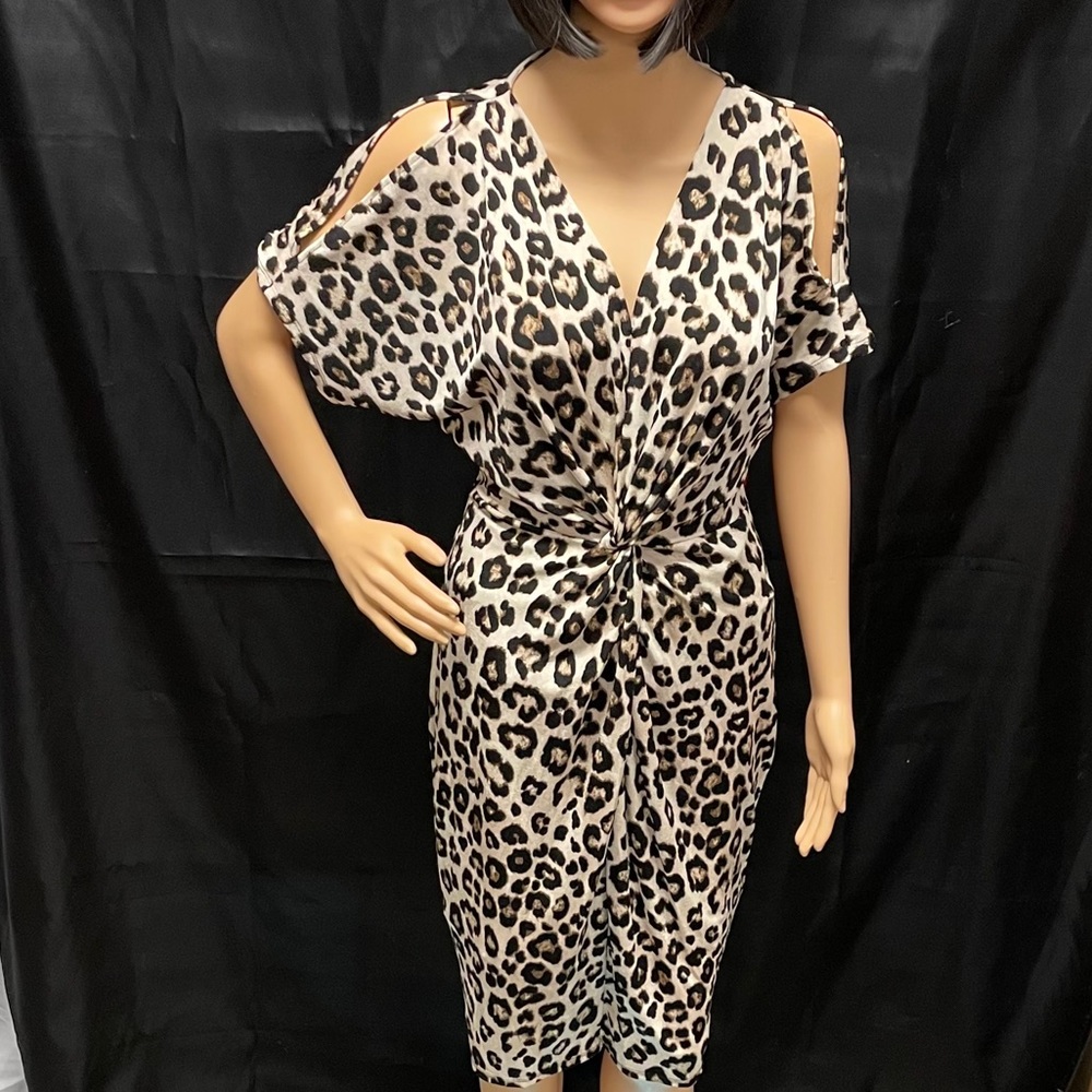 Jennifer Lopez leopard dress NWT